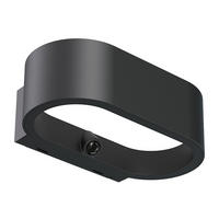 NOXIS 900LM Solar-Sensor-Wandleuchte - Schwarz, Kunststoff (18/12/6cm) - Lumisky