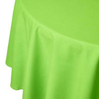 TISCHDECKE limette rund 178 cm, 100% Baumwolle - Limette, Textil (178/178cm) - Homescapes