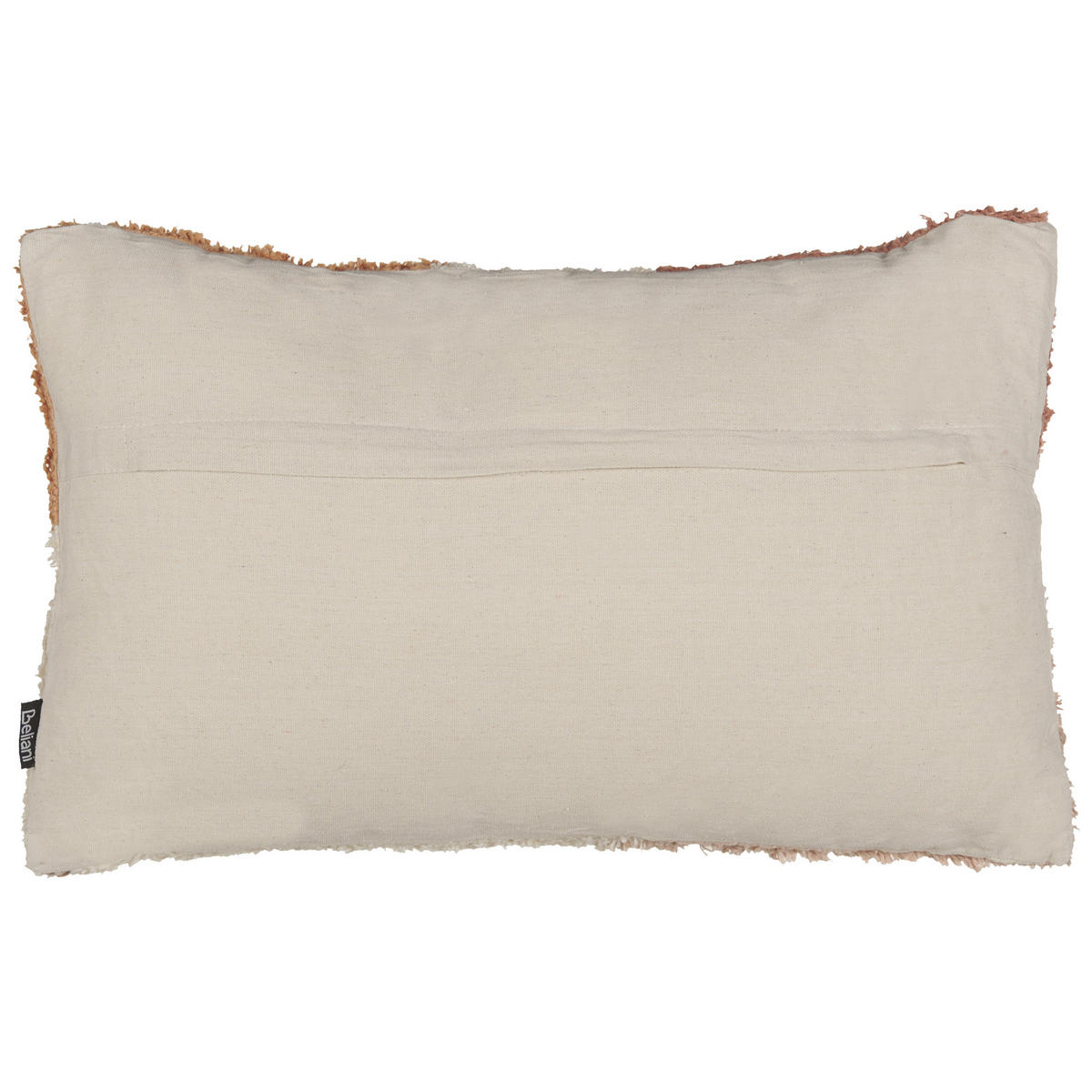 DEKOKISSEN 2er-Set Weiß 30/50 cm Camassia - Pink/Beige, Textil (30/50cm) - Beliani