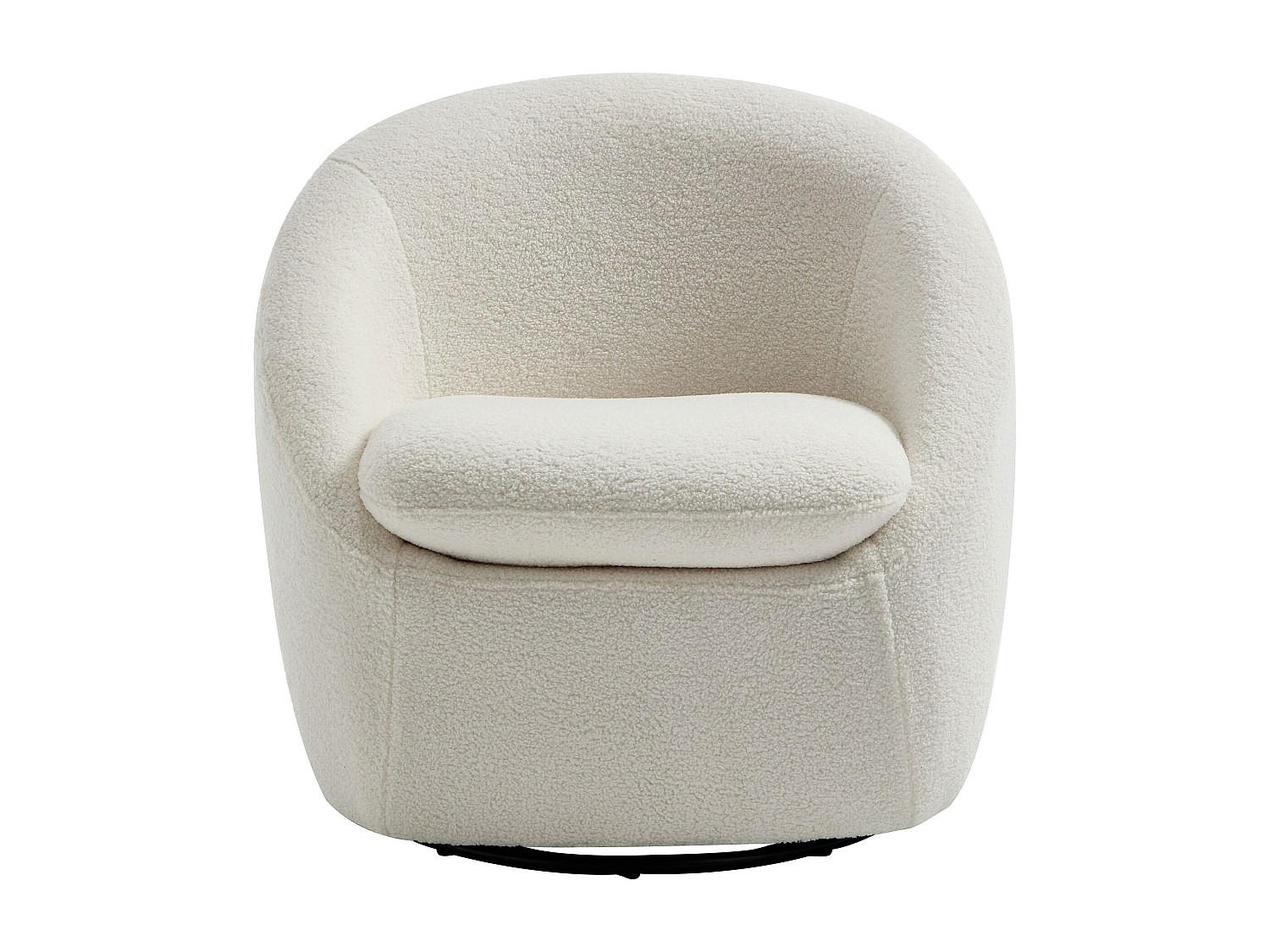 SESSEL mit gerader Rückenlehne - 1 Person - Stoff - Weiß - - Weiß, Textil (78/75/71cm) - Vente-Unique