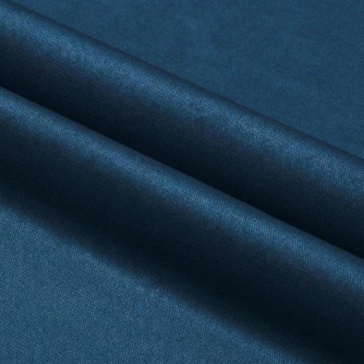 ECKSOFA Kronos Granatblau Silberne Beine Links - Dunkelblau, Textil (274/203cm) - Sepro Meble