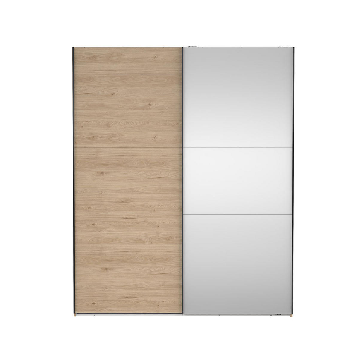 SCHIEBETÜRENSCHRANK, Como, Eiche, Holzwerkstoff, 179 x 67 x 221 cm - Eichefarben, Holzwerkstoff (179/221/67cm) - ebuy24