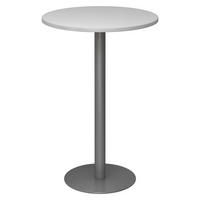 STEHTISCH rund STH 80/80/111,6 cm in Grau/Graphitfarben - Graphitfarben/Grau, Holzwerkstoff (80/80/111.6cm) - bümö