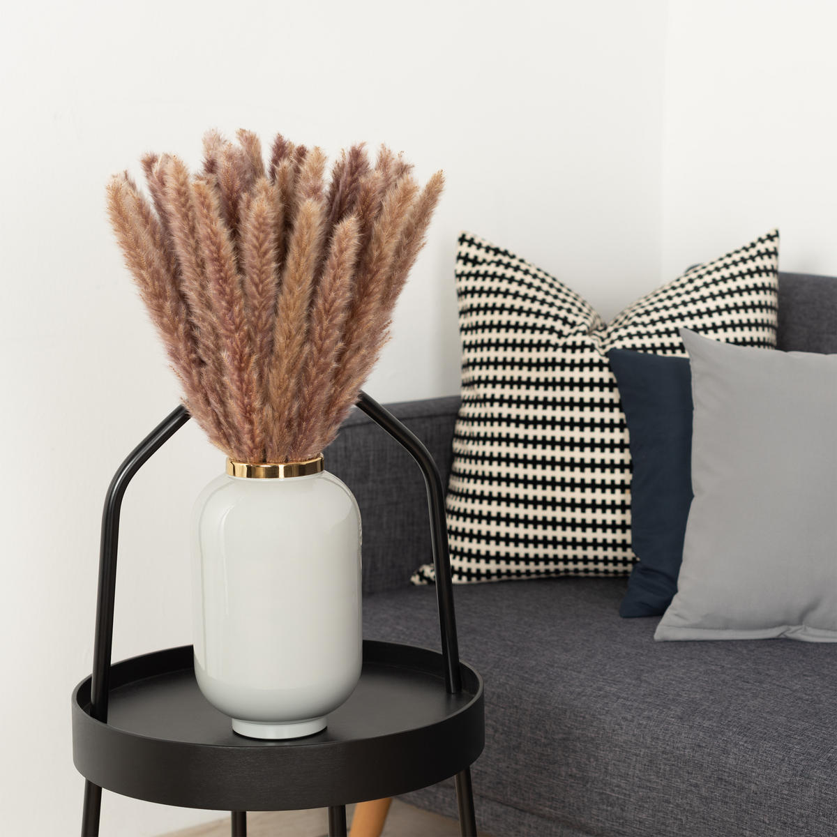 TROCKENBLUMEN - 30 Stück, 60 cm, für Trockenblumenstrauß oder Trockenblumen Deko, naturbraun - Braun, Naturmaterialien (60cm) - Blumtal