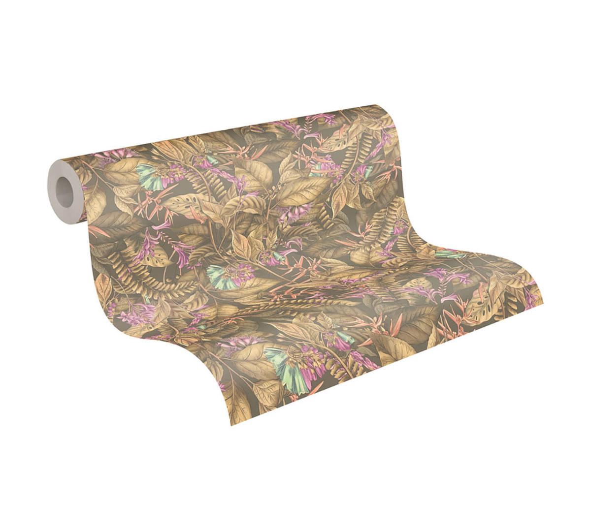 VLIESTAPETE Bunt 53/1005 cm - Grau, Textil (53/1cm) - KUNSTLOFT