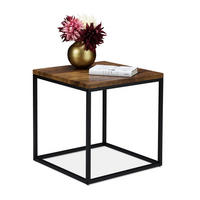 BEISTELLTISCH - Multicolor, Holzwerkstoff/Metall (45/45/45cm) - Relaxdays