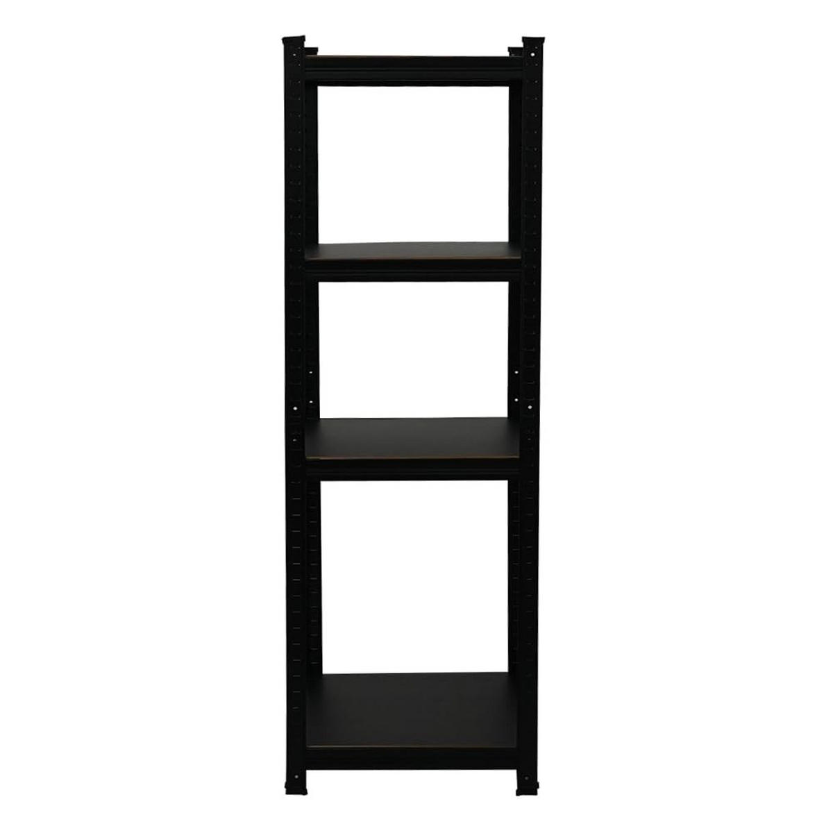 SCHWERLASTREGAL Ragnar All Black Series 2er-Set mit 2x 150x45x45 cm Fachlast 100 kg Matt Schwarz - Schwarz, Metall (90/150/45cm) - PROREGAL