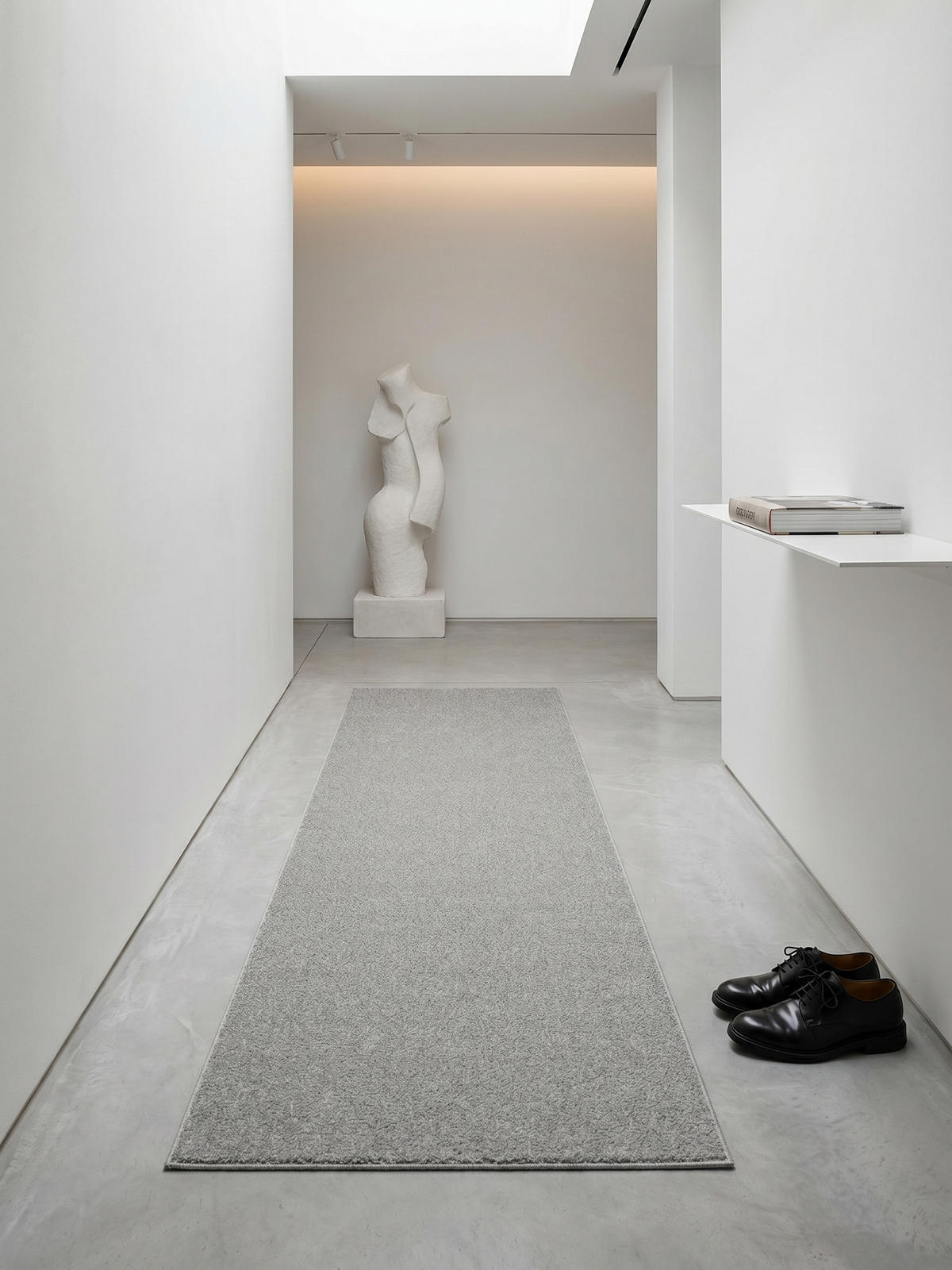 TEPPICH Kurzflor MAIN in Creme, einfarbig, 80 x 250 cm - Beige, Textil (80/250cm) - KADIMA DESIGN