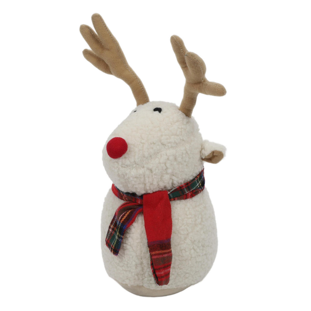 TÜRSTOPPER Rentier - Weiß, Textil (20/22cm) - Home Styling Collection