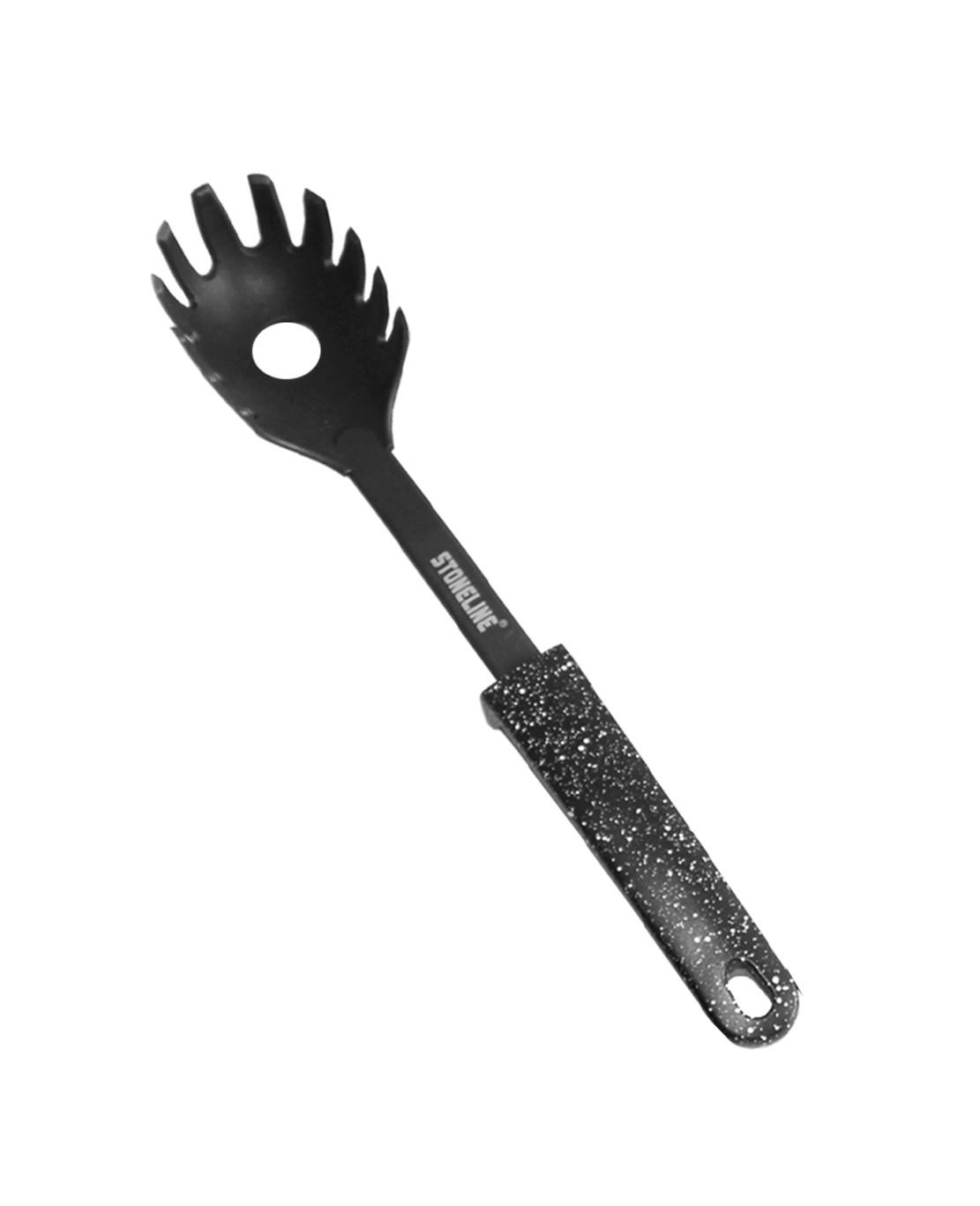 Stoneline Spaghetti-Servierlöffel Schwarz 32 cm
