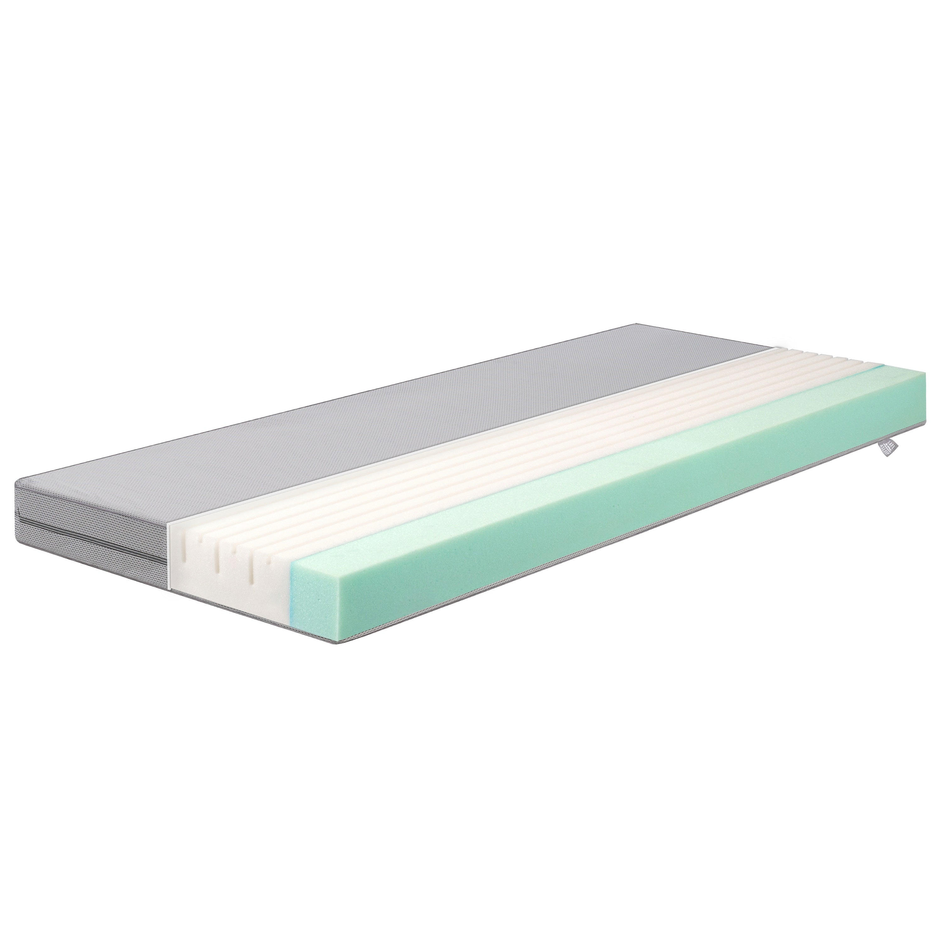 BABYBETTMATRATZE Air Balance PREMIUMMESH 60 x 120 cm - Grau, Textil (60/120cm) - Roba