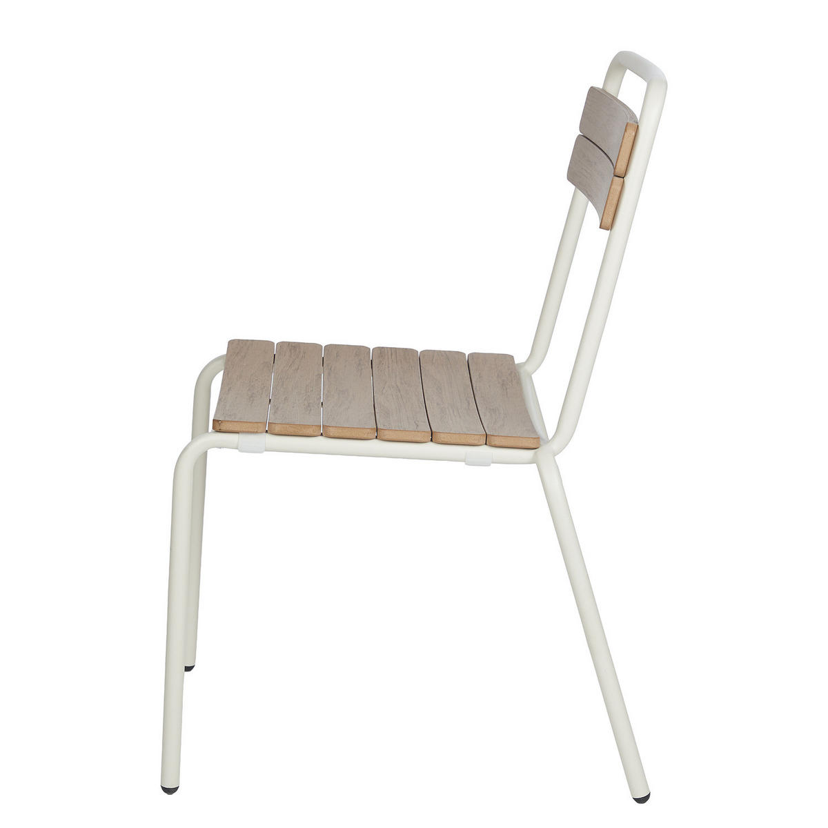 STAPELSTUHL (2er-Set) Tonka - Beige, Kunststoff/Metall (50/83/60cm) - Butlers