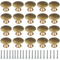 SCHRANKKNOPF Gold 20er-Set 30 mm - Goldfarben, Metall (3/2.1/3cm)