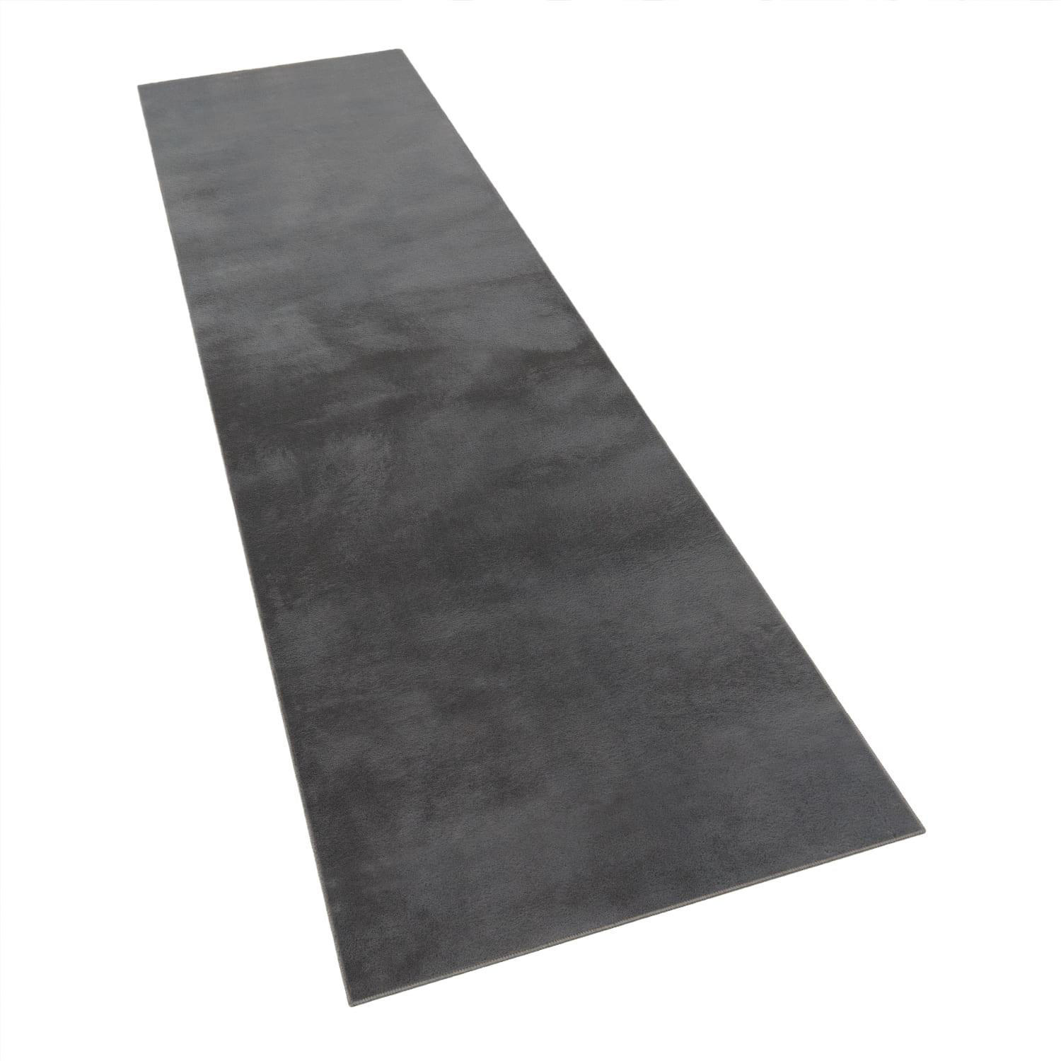HOCHFLORTEPPICH 80/300 SOFT 380 - Anthrazit, Kunststoff (80/300cm) - Paco Home