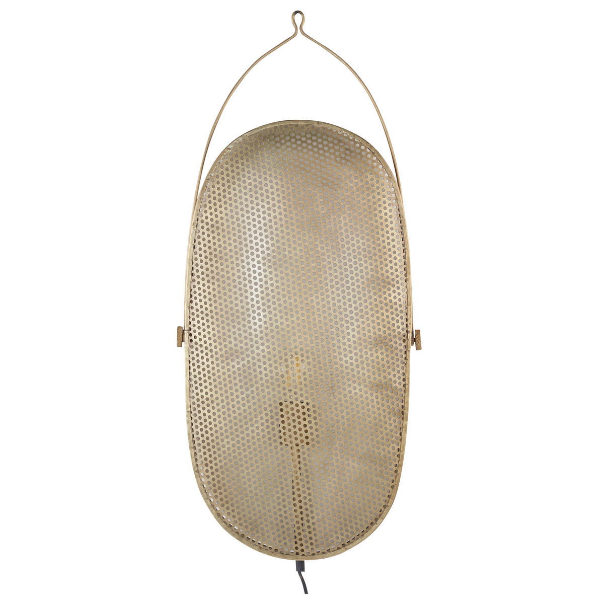 WANDLEUCHTE Kunthi 10/30/78 cm - Messingfarben, Metall (30/78/10cm) - Beliani