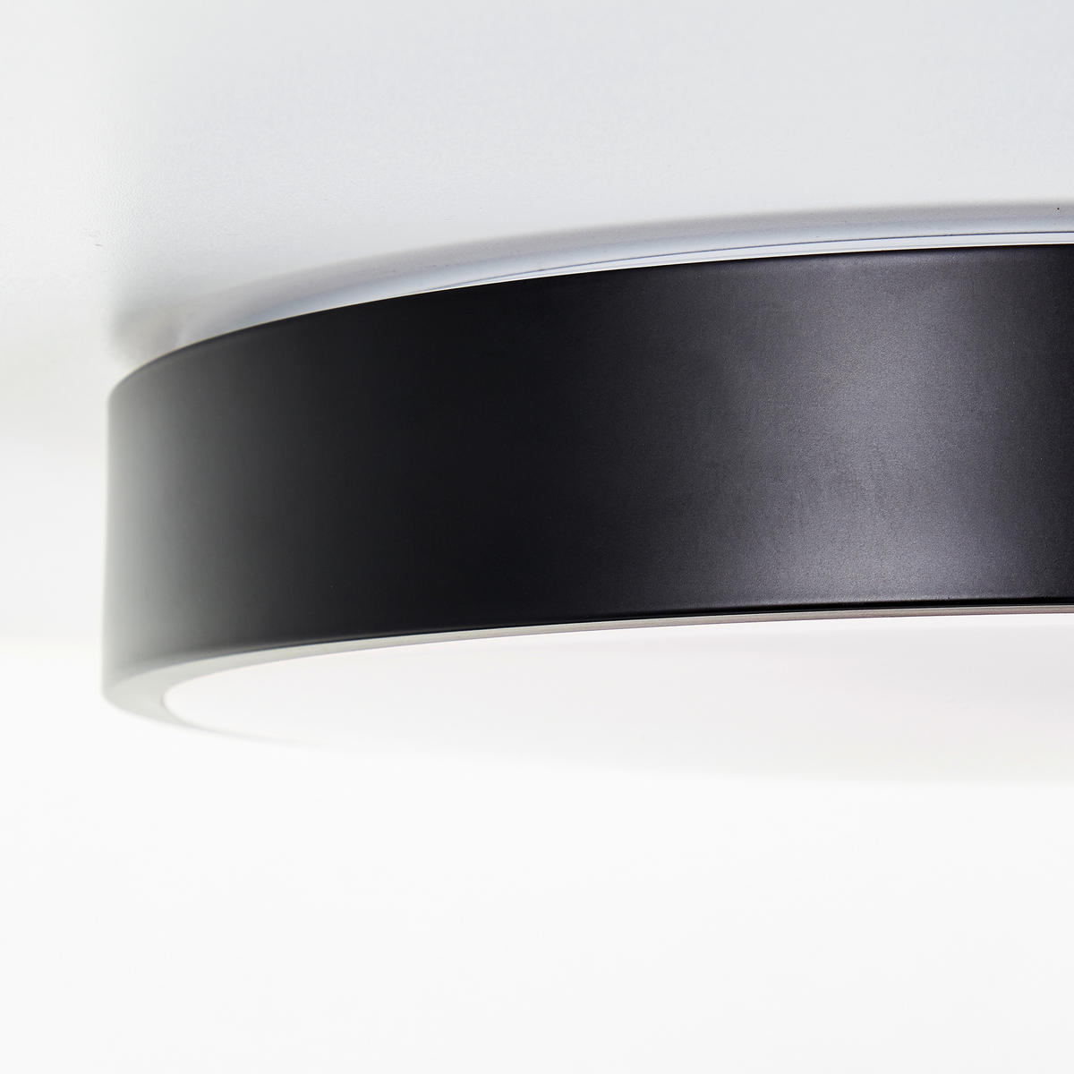 DECKENLEUCHTE Vadin G94880/76 - Schwarz, Metall (33/33/6.5cm) - Brilliant