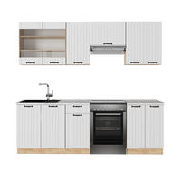 Honigeiche/Weiß, Holzwerkstoff (240/81.6/46cm) - Vicco