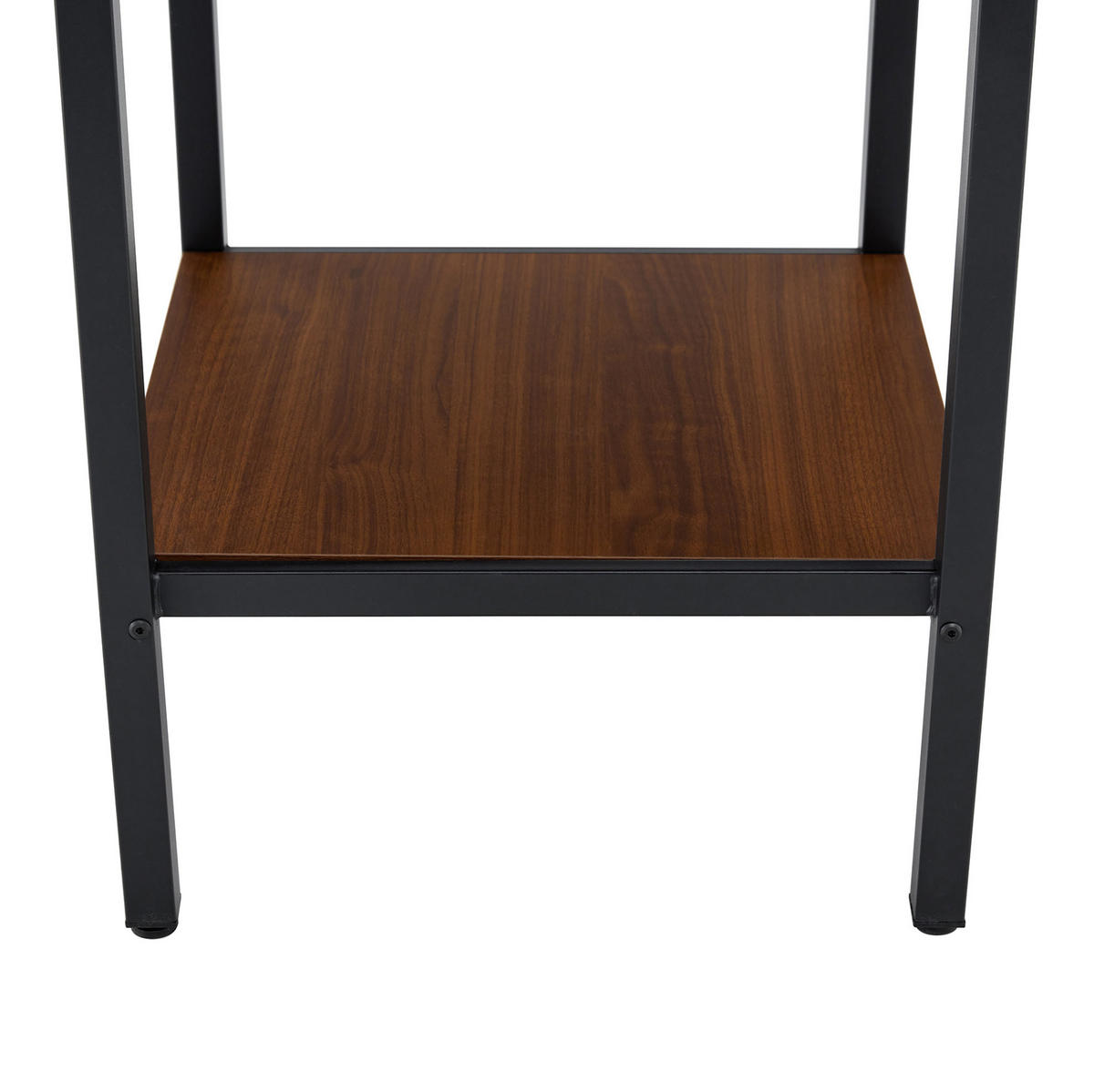 ESSTISCH 100/100/77 cm walnuss aus MDF mit Ablage - Walnussfarben, Holzwerkstoff (100/100/77cm) - OKWISH