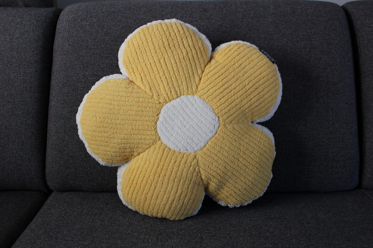 DEKOKISSEN BONNY Blume - Gelb, Textil (43cm) - Magma Heimtexx