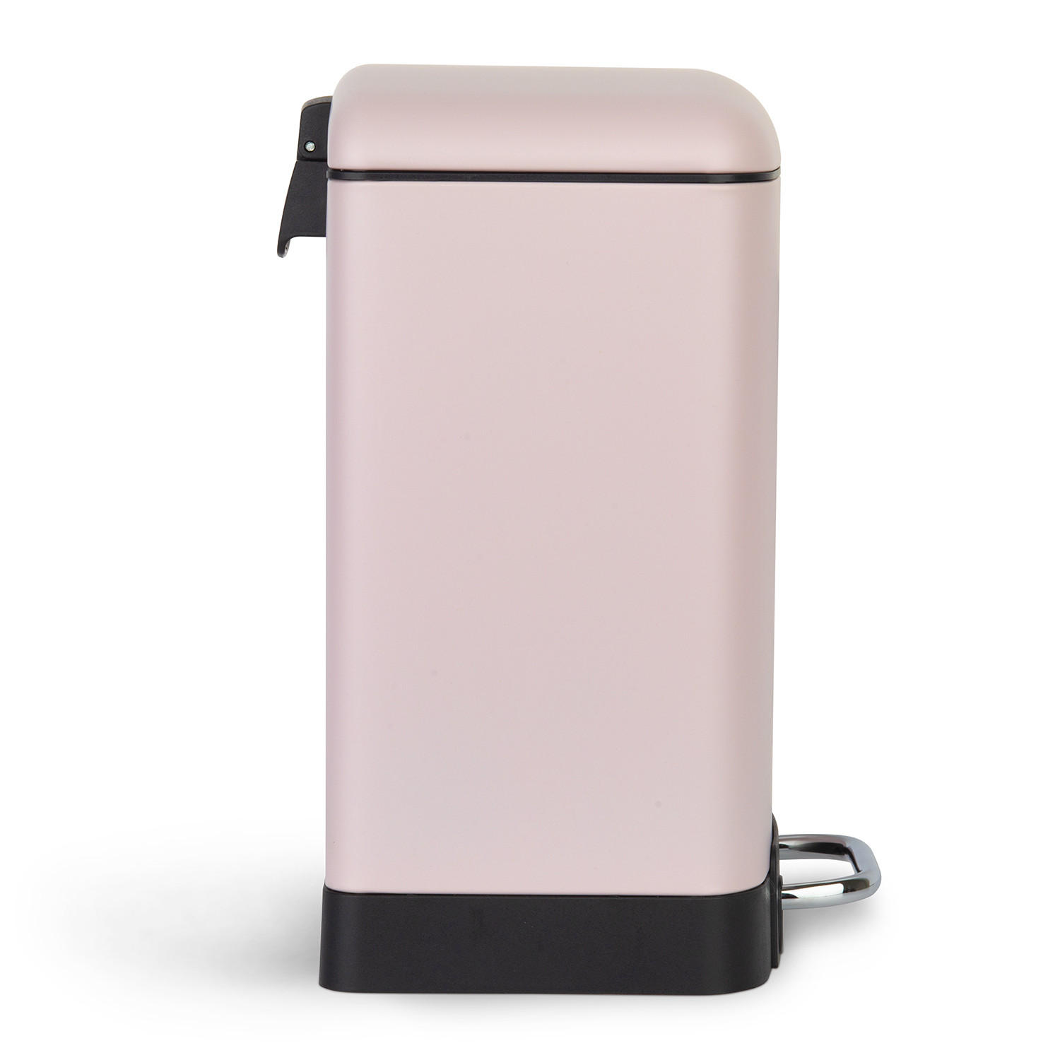 TRETMÜLLEIMER 6L - pinke Ausführung N°678 - Pink, Metall (22.5/32.5/22.5cm) - Les Collectors