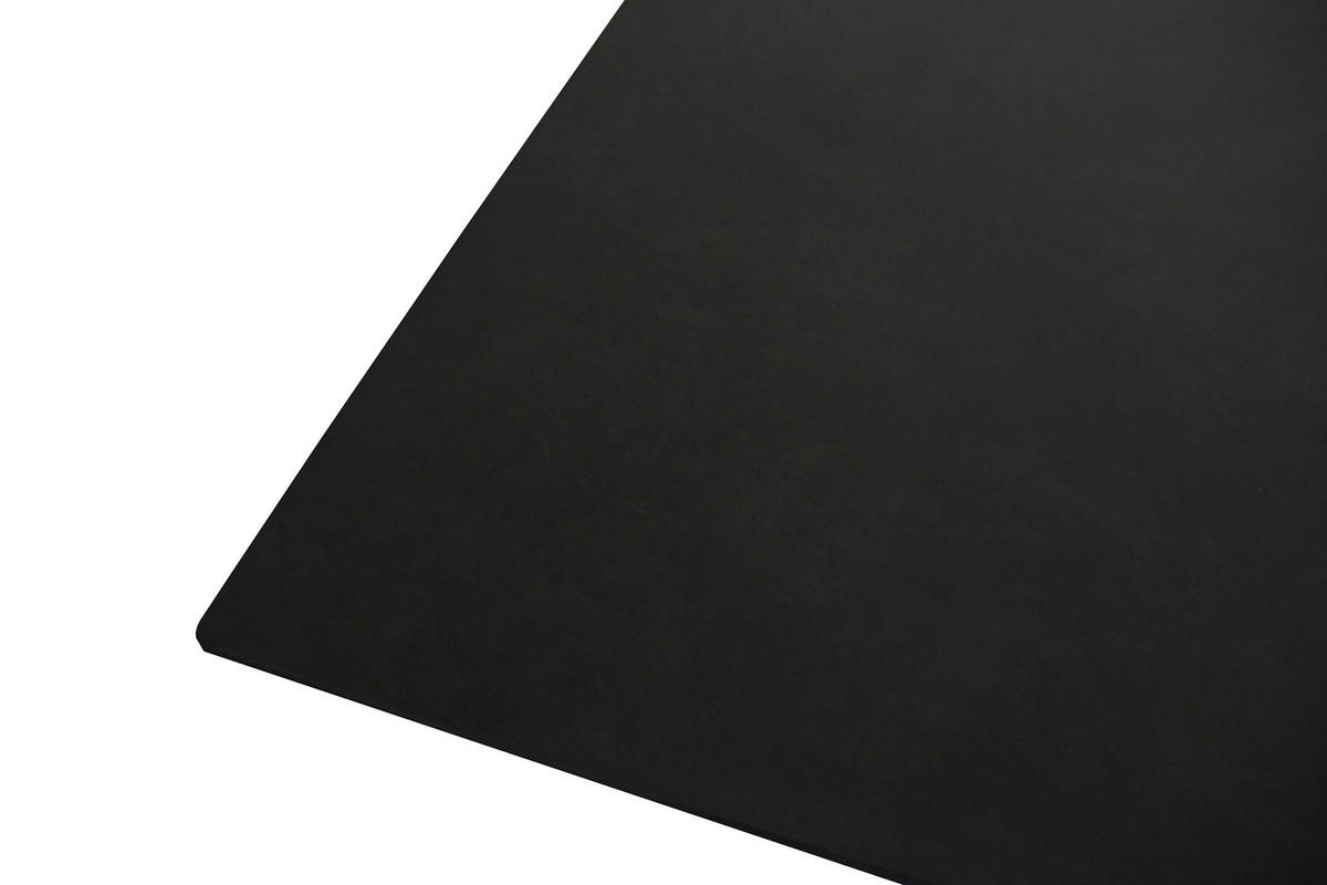 ESSTISCH MILLIE - Dunkelgrau/Schwarz, Keramik (90/180/76cm) - SAM