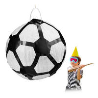 PINATA Fußball - Multicolor, Papier (29/29/29cm) - Relaxdays
