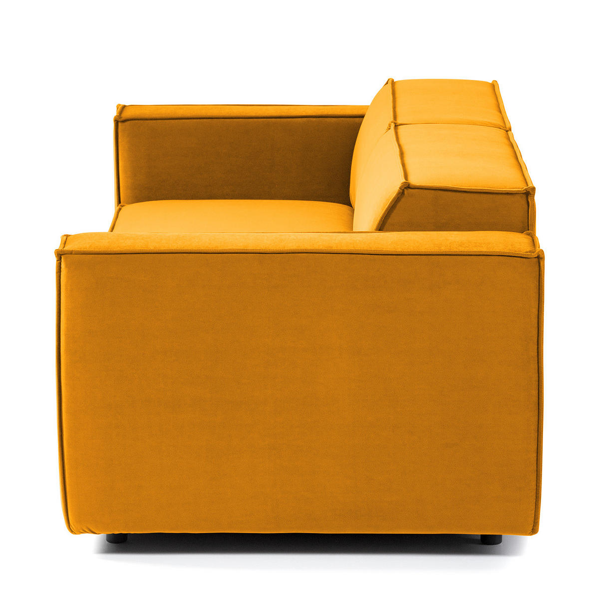 2,5-SITZER SOFA - Gelb, Textil (223/70/96cm) - home24