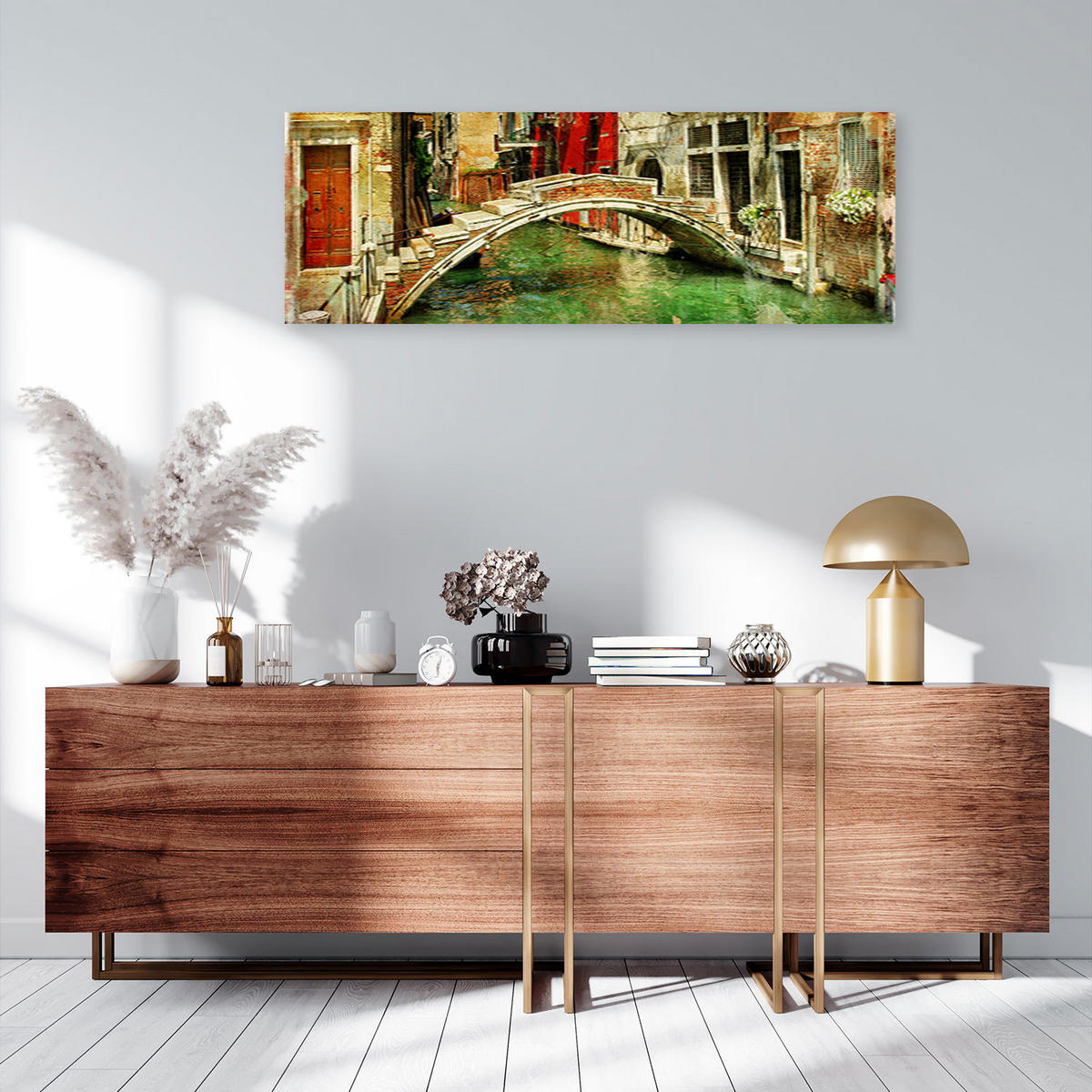 KUNSTDRUCK Beige 120/40 cm - Beige, Textil (120/40cm) - KUNSTLOFT