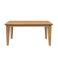 HOLZTISCH für das Esszimmer MOVA 195x100 + Zusatzplatten 2x45 cm - Eichefarben, Holz (195/100/75cm) - Rawood Furniture