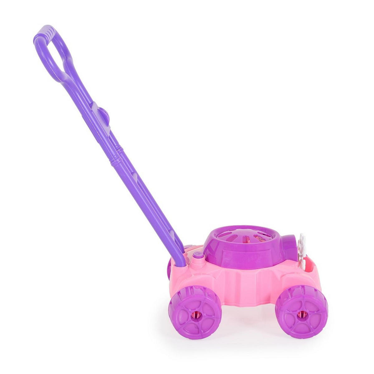 GARTENSPIELZEUG Spielzeug-Rasenmäher Bubble rosa Seifenblasenfunktion, Kunststoff, Pusteringe, Garten, ab 3 Jahren - Rosa, Kunststoff (25/25/60cm) - Moni