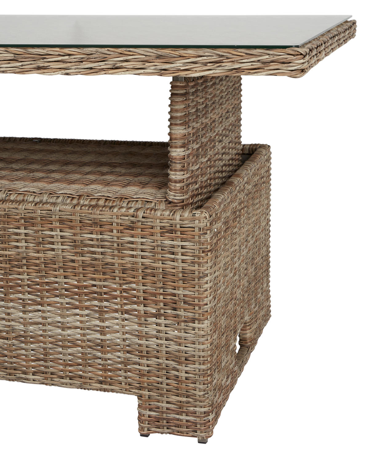 GARTENTISCH Holz - Braun, Holzwerkstoff (84/134/68cm) - ebuy24