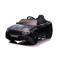 ELEKTROAUTO BMW M5 schwarz Fernbedienung Musik Eva-Räder Bluetooth - Schwarz, Kunststoff (124/74/55cm) - Chipolino
