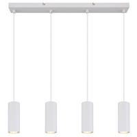 HÄNGELEUCHTE JAMES Weiß Matt - Weiß, Metall (61/6/120cm) - Globo Lighting