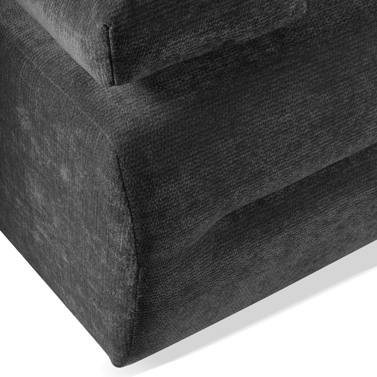 ECKSCHLAFSOFA Liana mit Schlaffunktion und Bettkasten, Rechts, Dunkelgrau - Dunkelgrau, Textil (154/206cm) - Beautysofa