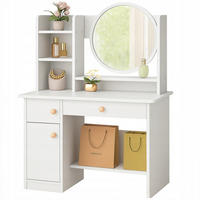 SCHMINKTISCH, weiß 125/34/80 cm - Weiß, Holzwerkstoff (34/125/80cm)