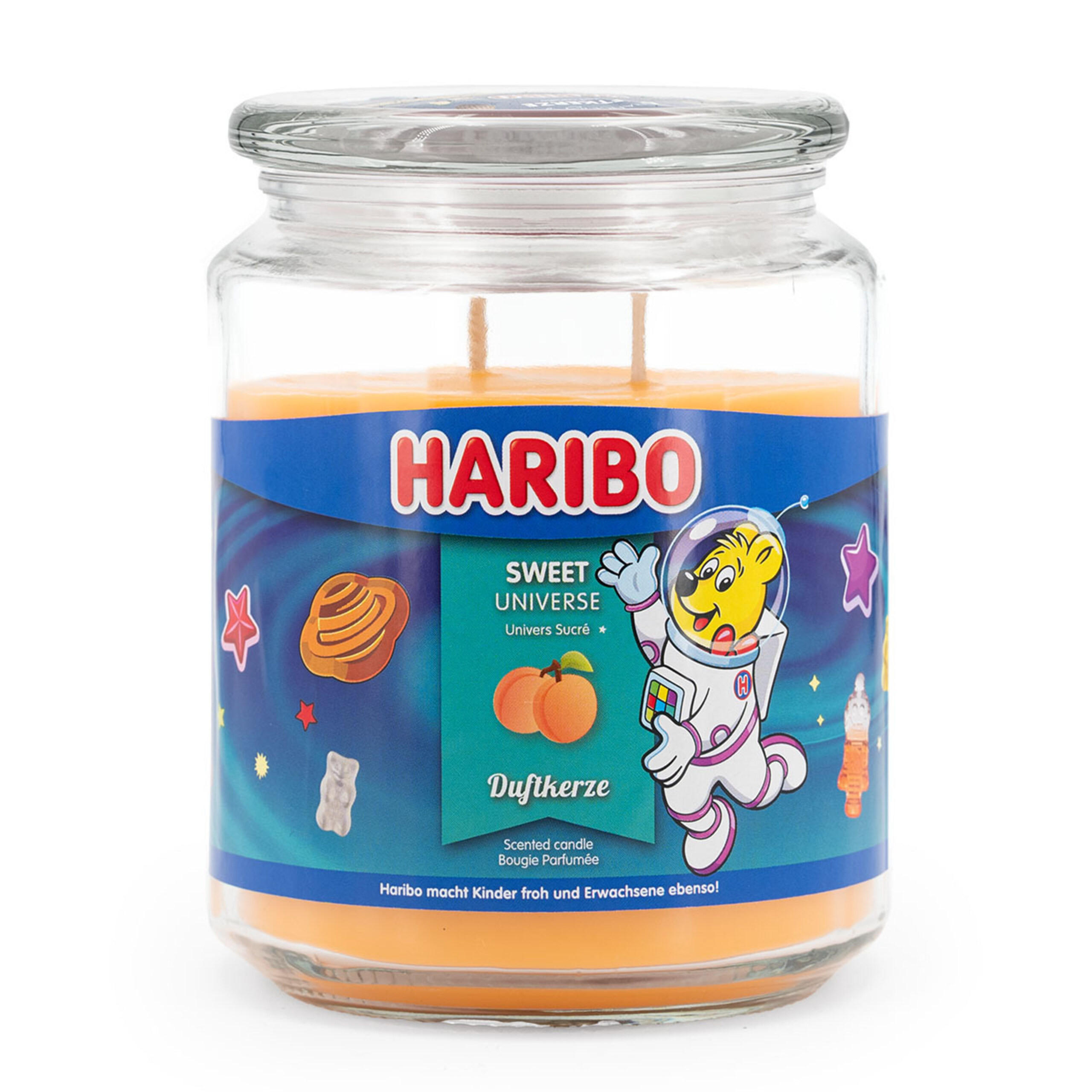 DUFTKERZE Haribo - Orange, Naturmaterialien/Glas (13cm)