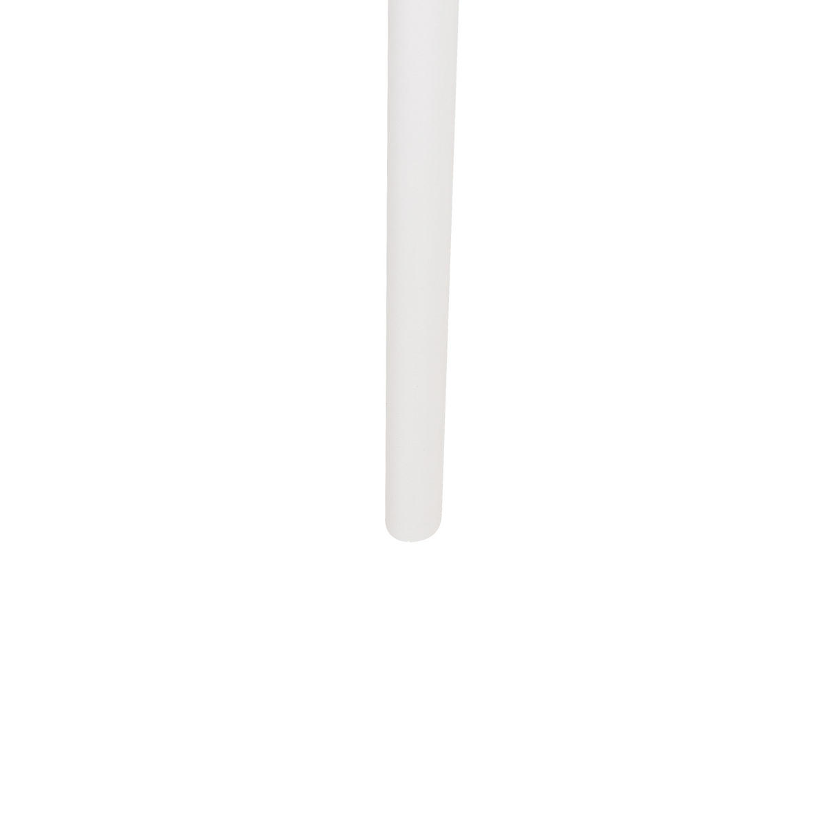 ÉTKEZŐSZÉK 4 darabos Szett Műanyag Fehér Morill - fehér, műanyag (49/77/52cm) - Beliani