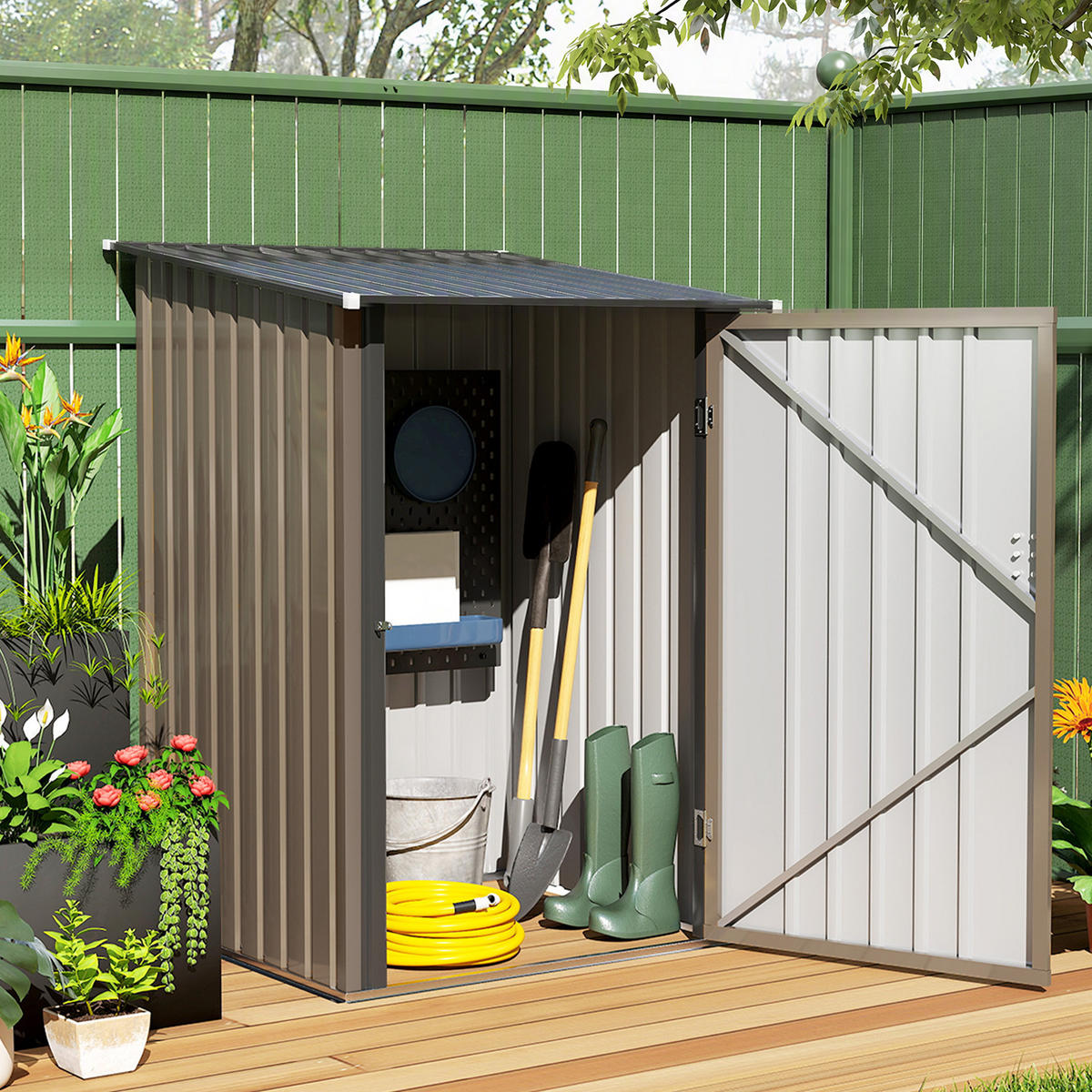 GARTENHAUS Braun 100.0/103.0/160.0cm - Braun, Metall (103/160/100cm)