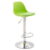 BARHOCKER Kiel höhenverstellbar 82-104x39x43 cm grün - Grün, Kunststoff (39/82/43cm) - furnicato