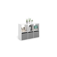 BÜCHERREGAL Loni - Weiß, Holzwerkstoff (120/80/38cm) - RAUMHIRSCH FURNITURE