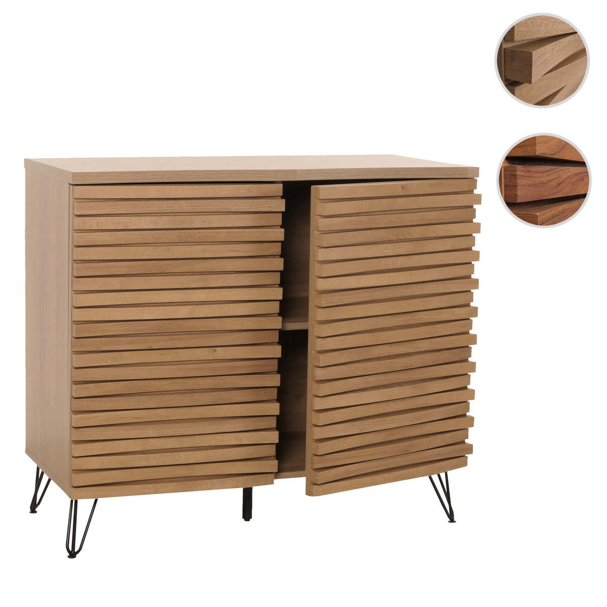 KOMMODE Beige - Beige, Holzwerkstoff (95/85/45cm) - MCW