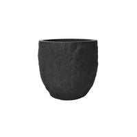 PFLANZKASTEN The Rock 36x32 cm, Steinoptik Anthrazit, Fiberstone - Anthrazit, Kunststoff (36/32/36cm) - dasmöbelwerk