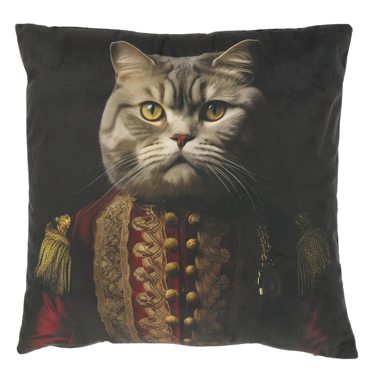 DEKOKISSEN Milo Mehrfarbig 45/45/8 cm - Multicolor/Grau, Textil (45/45cm) - Unique Living