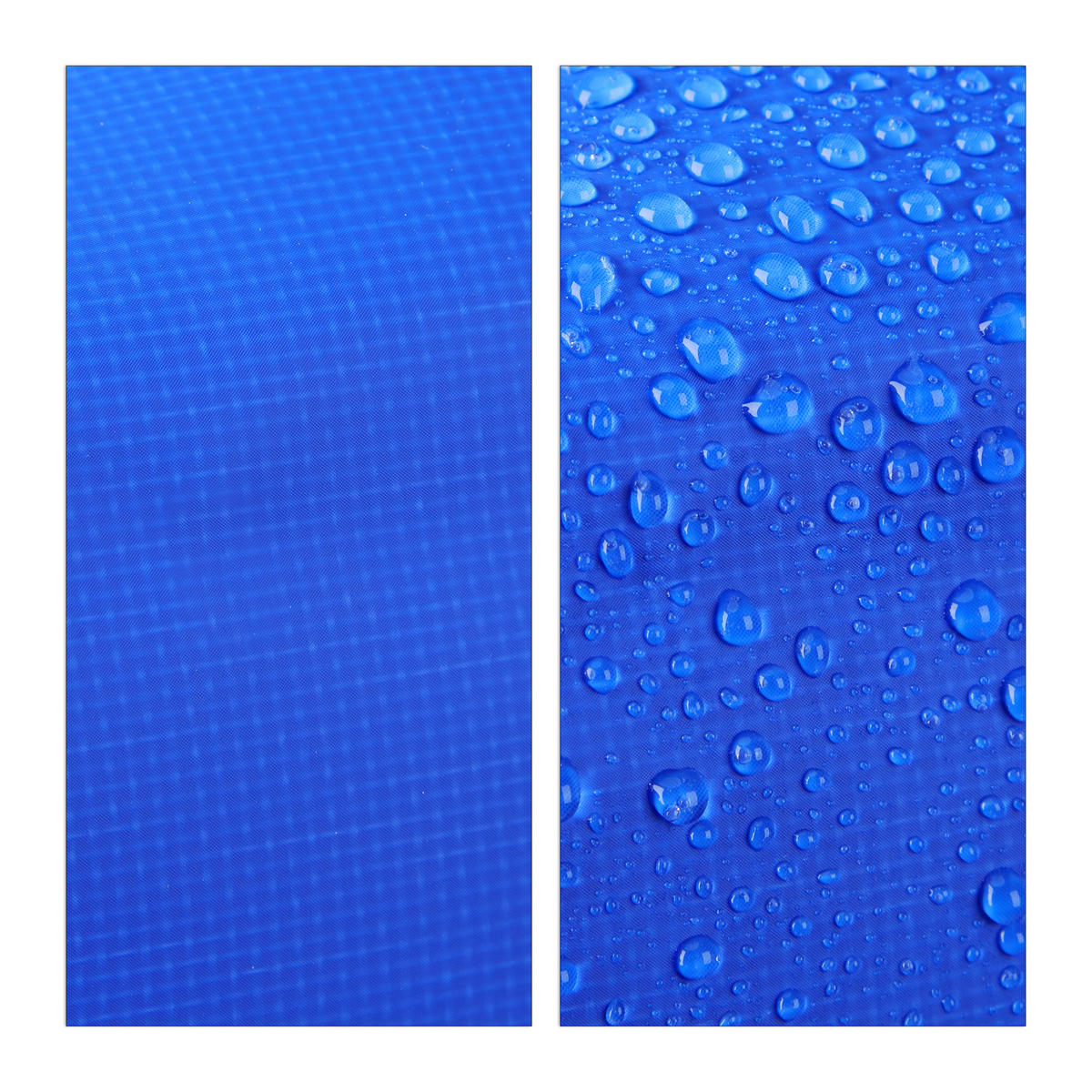 OCEAN Pack - Blau, Kunststoff (20/38/0.5cm) - Relaxdays