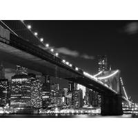 FOTOTAPETE New York 360 x 254 cm - Schwarz, Papier (360/254cm) - Sanders & Sanders