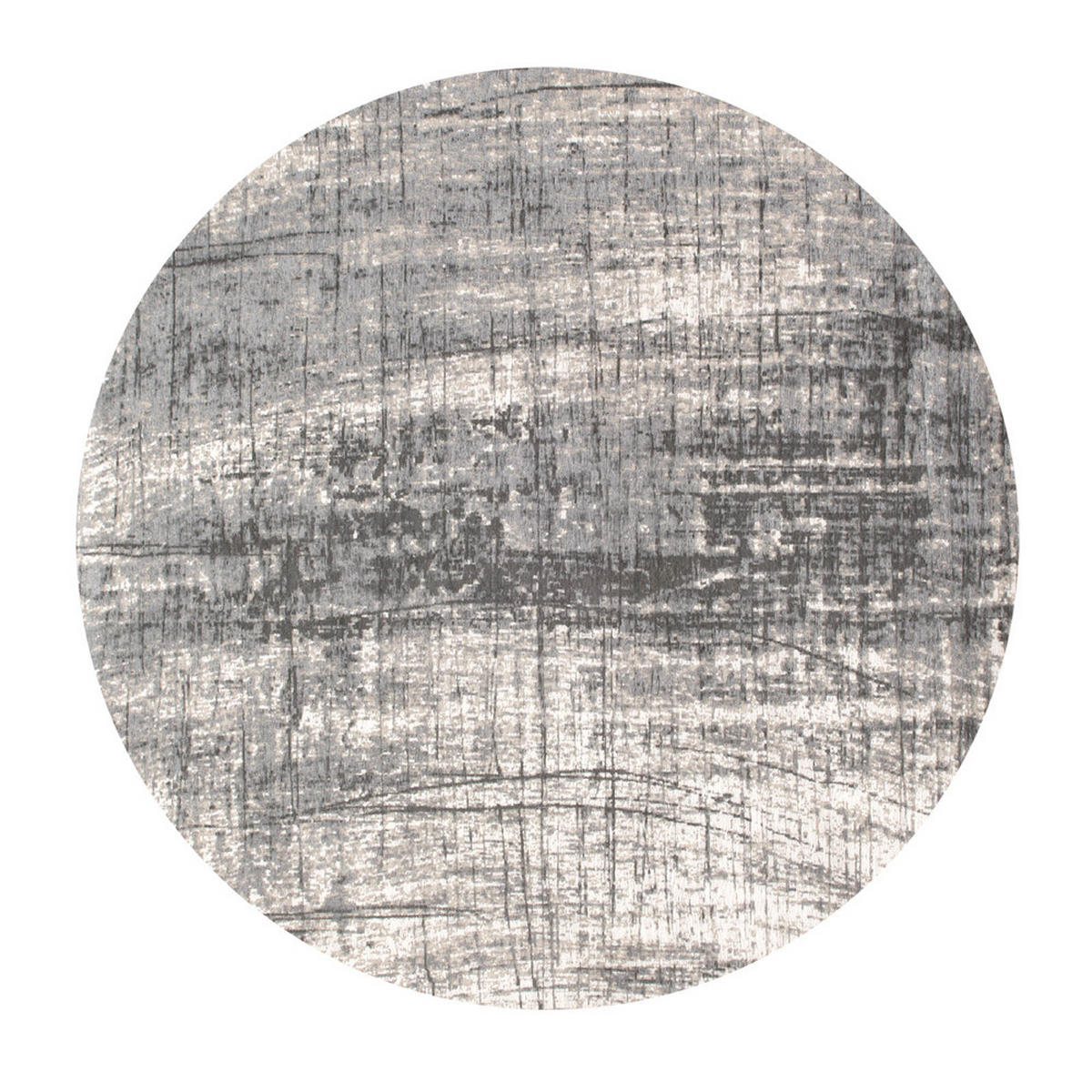 TEPPICH Jersey Stone Mad Men 140/140 cm - Grau, Textil (140/140cm) - Louis De Poortere