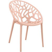 GARTENSTUHL Kunststoff rosa - Rosa, Kunststoff (59/80/60cm) - CLP