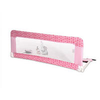 BETTSCHUTZGITTER Safety night 127 x 45 cm rosa pink 18 Monate bis 5 Jahre, faltbar, Tragetasche, Rausfallschutz, Reisebett - Rosa, Metall (45/127cm) - Lorelli