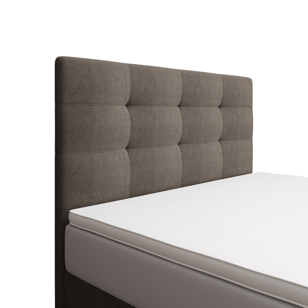 BOXBETT DUO 2 100x200 Cosmic 03, mit Matratze H3, Bonell und Topper, Braun - Braun, Holz/Kunststoff (100/200cm) - Bedante