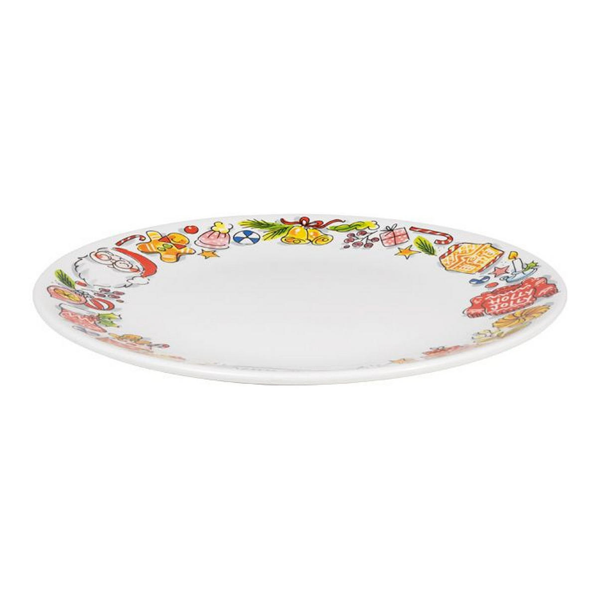 SPEISETELLER Fröhlich und Lustig in Bunt - 26cm - Multicolor, Keramik (26.2/26.3/3cm) - Blond Amsterdam